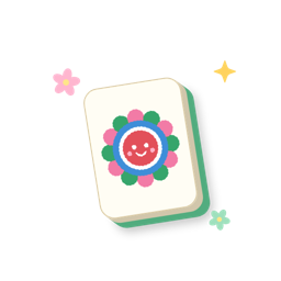 A smiling mahjong tile
